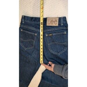 Vintage 70s Lee Riders MR Blue Denim Jeans Size 9 USA Union Made Talon Zip